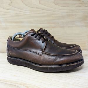 SAMUEL HUBBARD FOUNDER Oxford Shoes Sz 12 W Leather Vibram Soles M2100-041 Brown